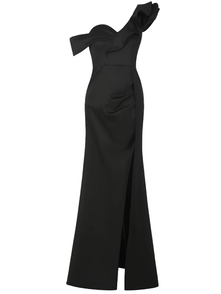 Сексуальное вечернее платье высококачественное красное женское роскошное для