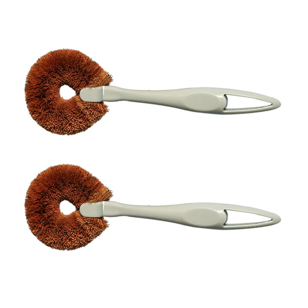 

2pcs Pot Brush Long Handle Brush Scrub Brush Dish Cleaning Brush for Kitchen