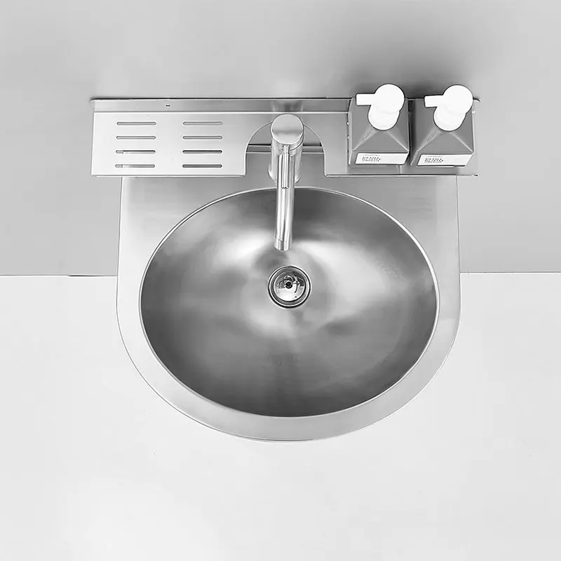 Настенная раковина из нержавеющей стали 304 для ванной комнаты кухонная с