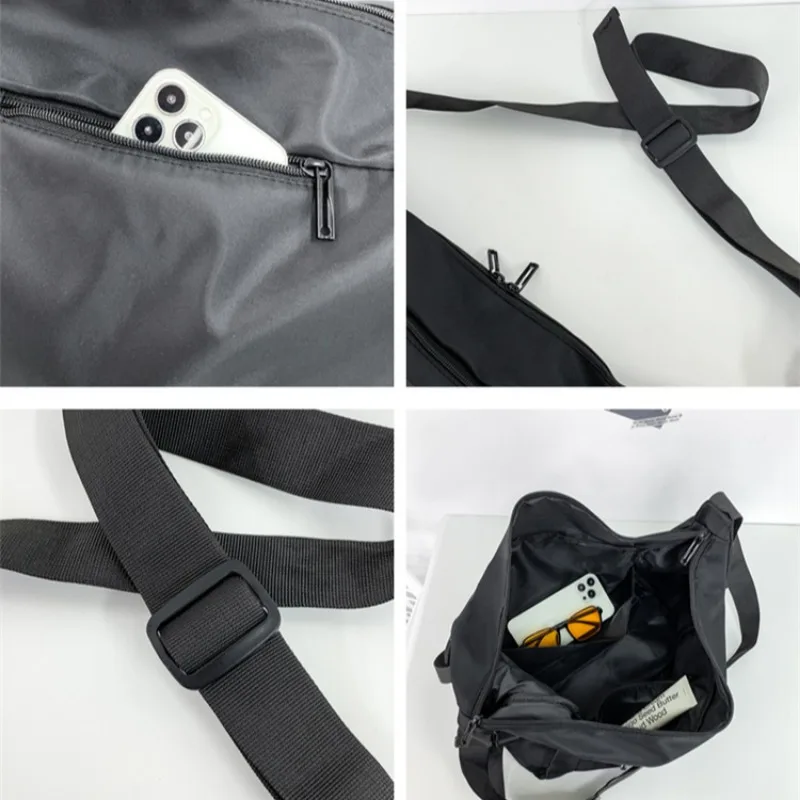 Модные сумки через плечо женские уличные тактические Techwear Y2k сумки-тоут большой