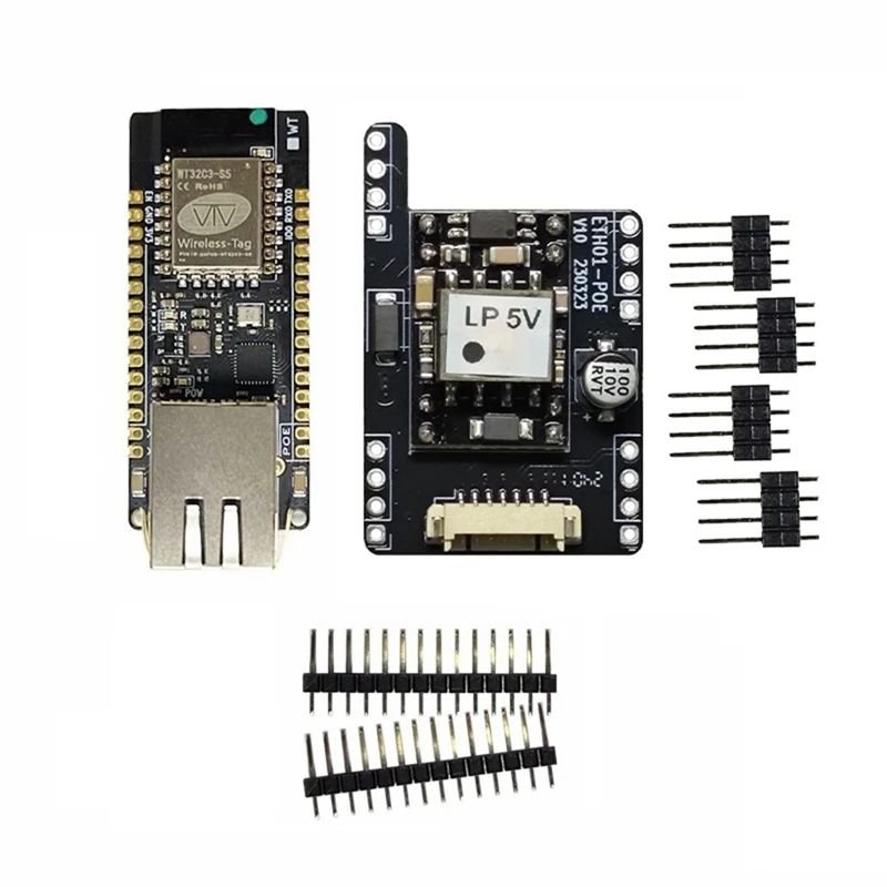 Фото Женская плата разработки Wi-Fi Bluetooth Ethernet 3 в 1 шлюз связи Iot с модулем POE №1