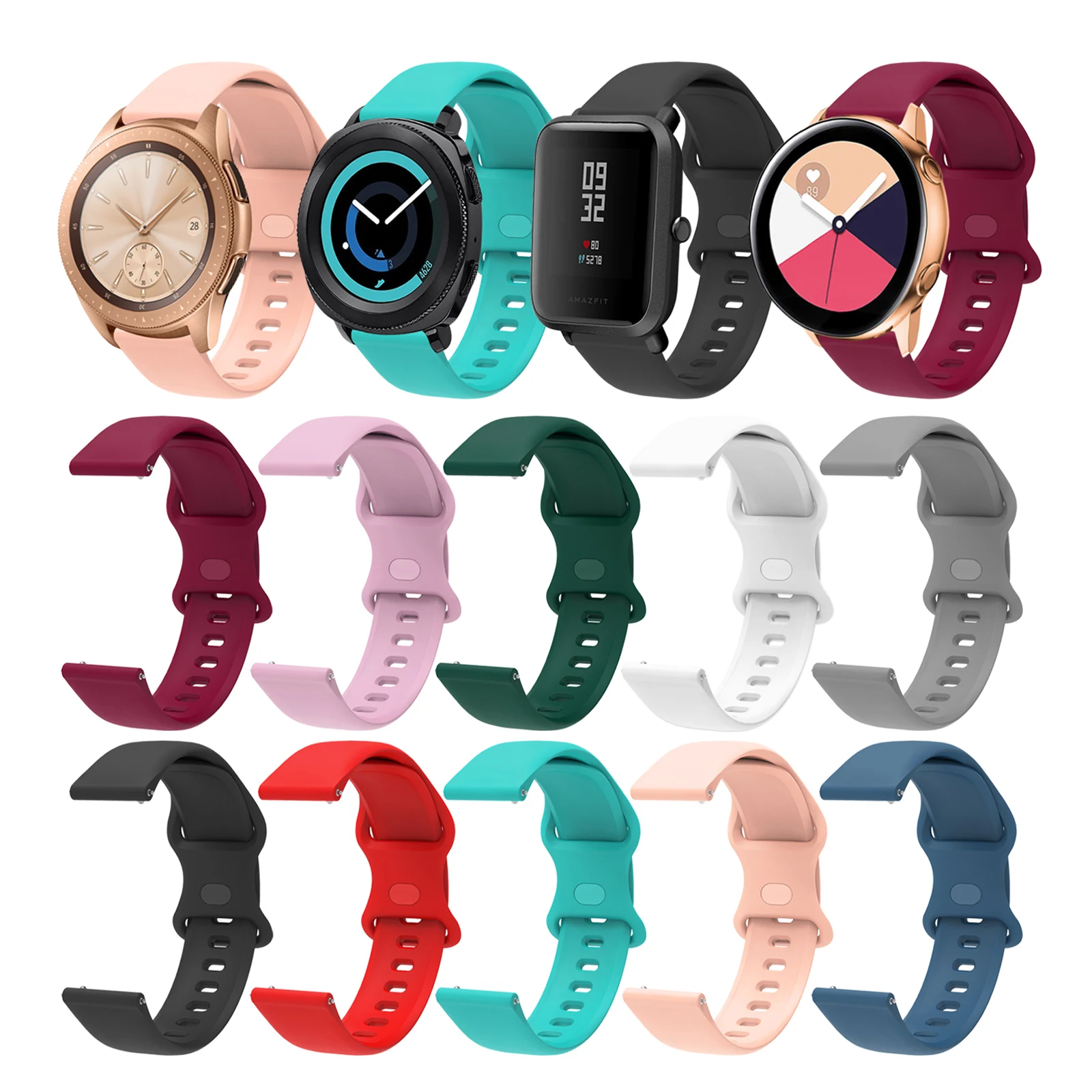 

Ремешок силиконовый для Huawei Watch 3 Pro, браслет для Huawei Watch 3 Pro, GT2E GT 3 2 GT2 Pro 46 мм 42 мм, 20 мм 22 мм