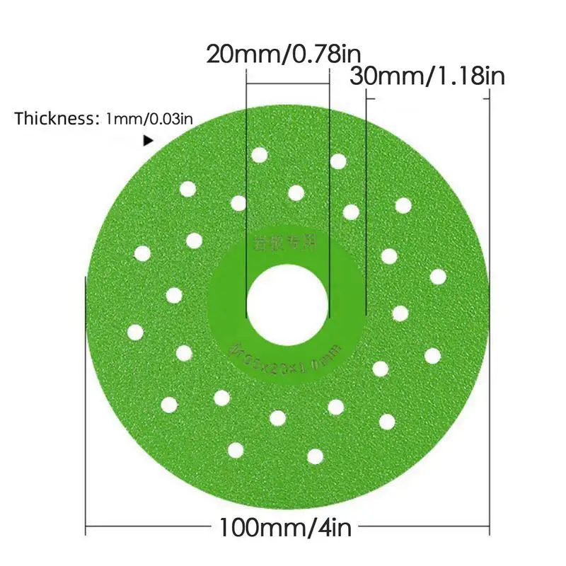 do cięcia szkła Tarcza tnąca szybkiego precyzyjnego Koło tnące Ultracienka tarcza