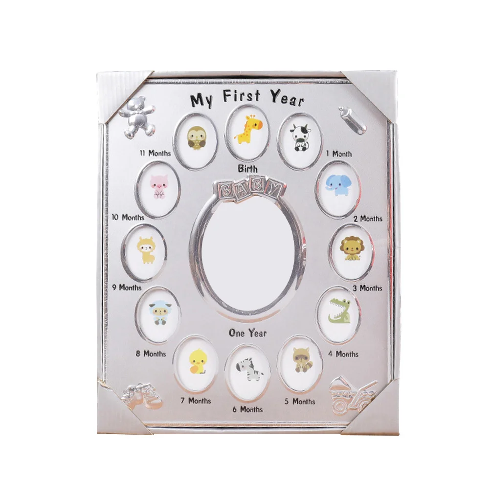 

1 шт., детская фоторамка для первого ребенка, 12 месяцев