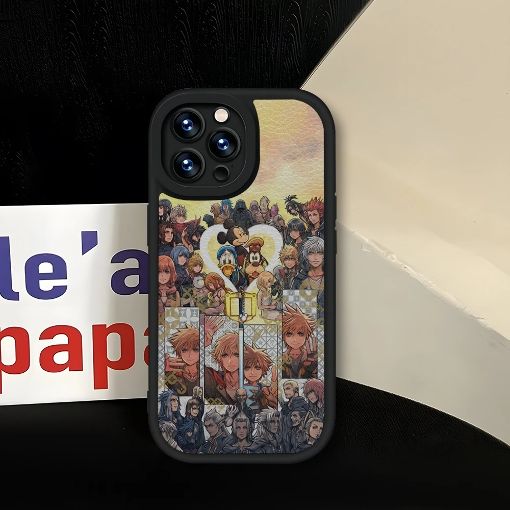 Чехол для телефона Kingdom Hearts силиконовый мягкий черный для IPhone 13 14 16 15 12 11 Pro Max Mini Xs Xr Plus SE2020 кожаный чехол (art.: 3920c92ca1e00) - 3920c92ca1e00