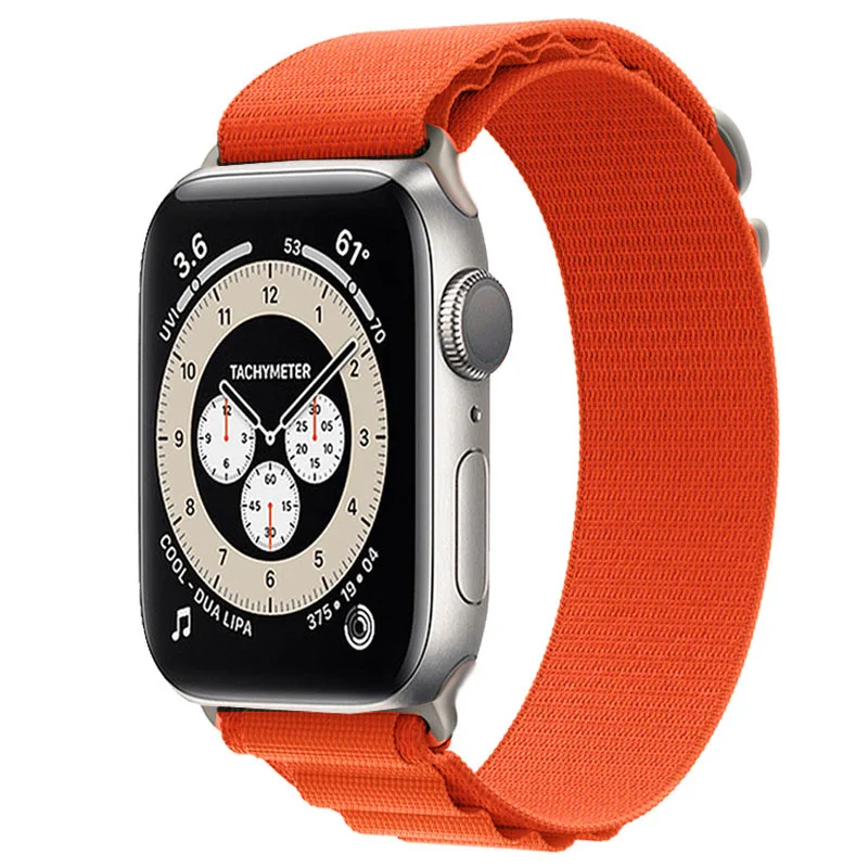 Alpine Loop Band For Apple Watch Ultra 49mm Modification Nylon Band for Iwatch Series 8 7 6 5 SE 3 45 44 41 40 42 38mm Wristband