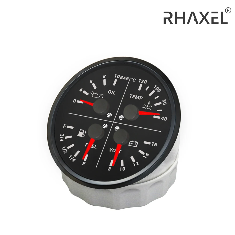 RHAXEL 4 в 1 Многофункциональный датчик температуры воды уровень топлива давление