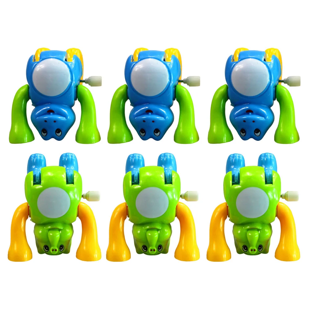 

6Pcs Creative Children Clockwork Frogs Playthings Funny Bear Toys (Random Style)