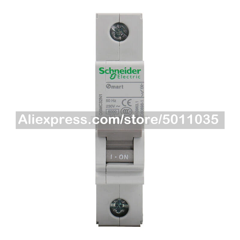 

OSMC32N1C10KG Schneider Electric Miniature Circuit Breaker; Osmart K MCB 6kA 230V 1P C 10A