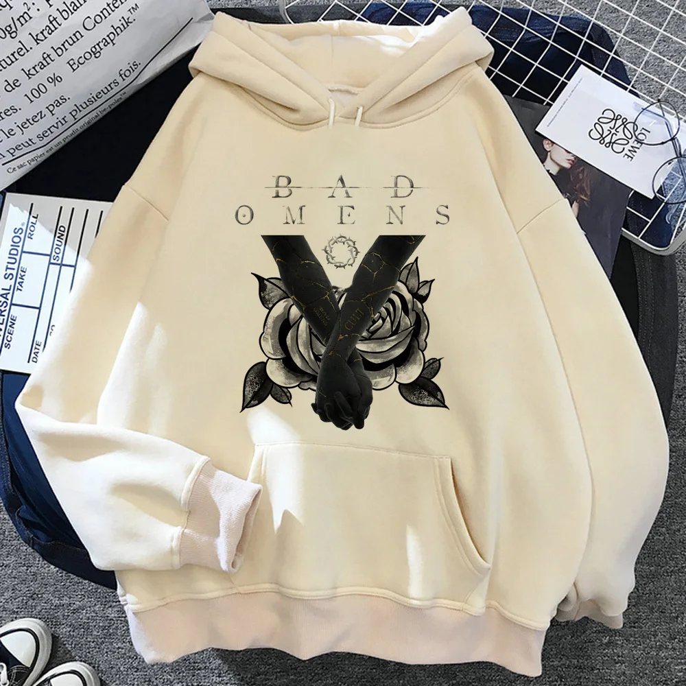 Толстовка с капюшоном Bad Omens уличная одежда зимние спортивные костюмы из мягкой