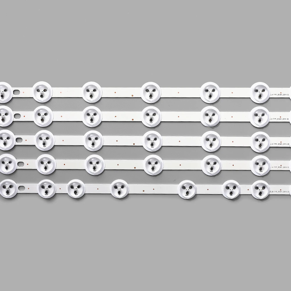 1set (4A+1B) (354mm LED Backlight Lamp Strip For A-TYPE REV02 39DLED B-TYPE_REV02 for VES400UNDS-2D VES390UNDA-2D-N02 TX-39A300B
