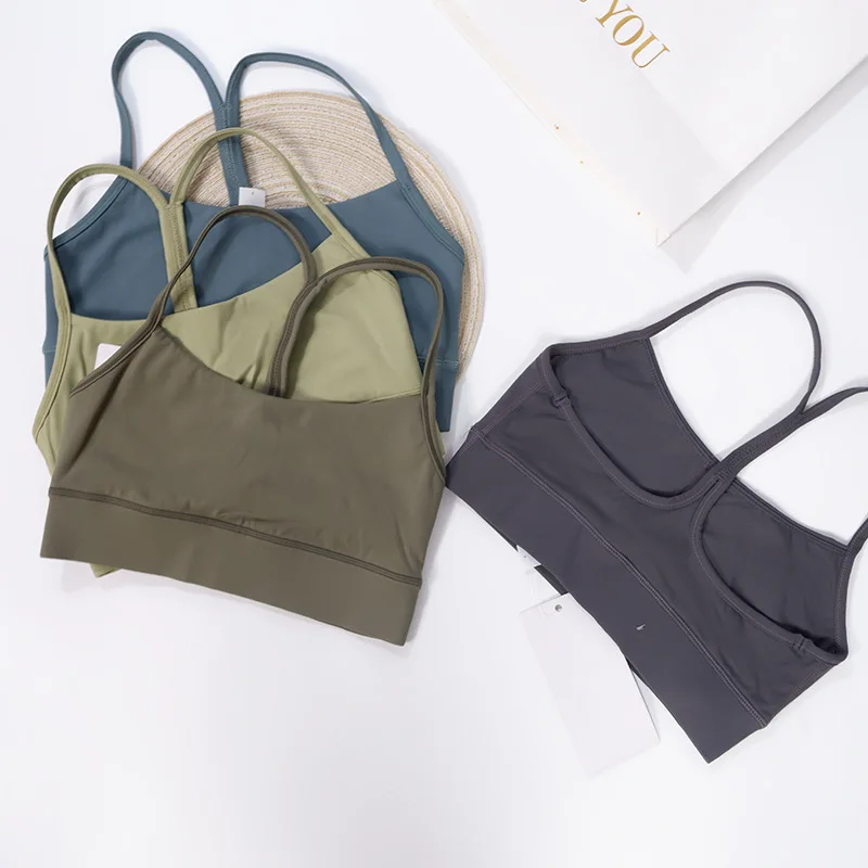 Women NWT Sports Bras Breathable Sports Underwear Jogging Padded Gym Women Suspenders Vest Running Lingerie Custom Logo