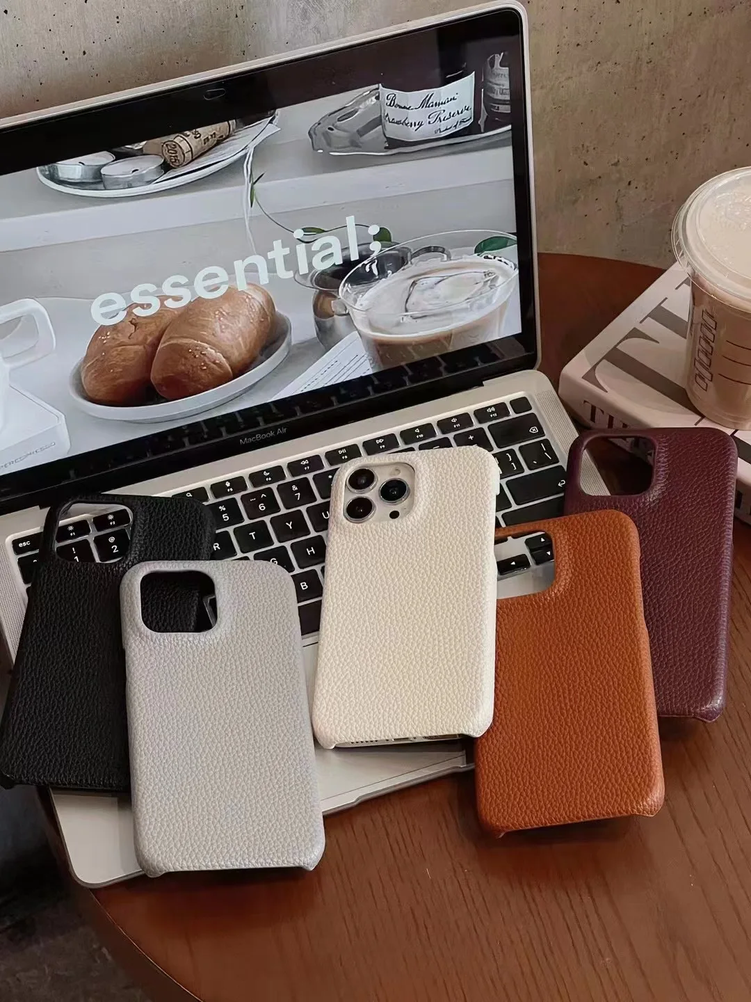 

Fashion Senior Business Burgundy Lychee Leather Pattern Protective Phone Case for iPhone 14 13 12 Pro Max 12 13 14 Pro 14 13 12