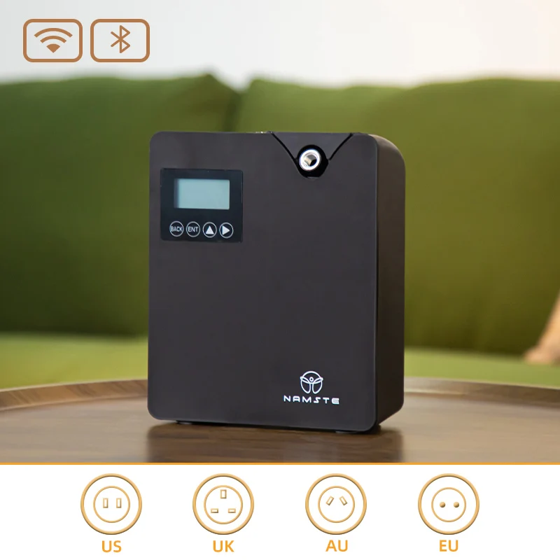 

Электрический ароматический оазис, ароматизатор для комнаты, Wi-Fi, аромадиффузор, освежитель воздуха, эфирные масла, емкость 300 мл, очистители Bluetooth 400 м3