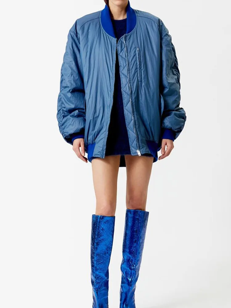 

Women's Parkars Jacket Loose Jacket Long Sleeve Coat