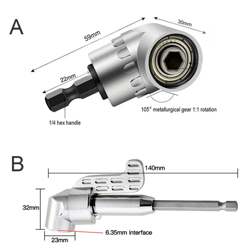 биты для шуруповерта адаптер шуруповерт Угловая Шестигранная бита 105 градусов