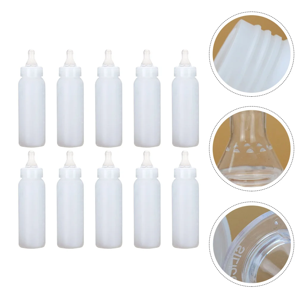 

10pcs Feeding Bottles Containers Feeders Lamb Feeding Bottles for Piglet Farm Livestock Home