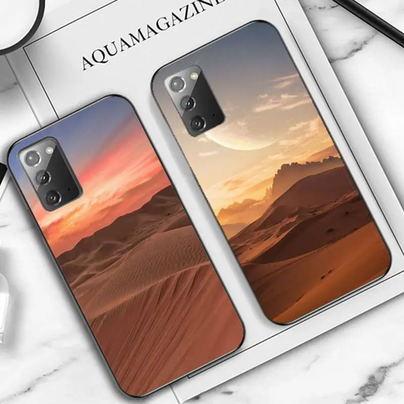

Barren desert Phone Case for Samsung Note 5 7 8 9 10 20 pro plus lite ultra A21 12 72
