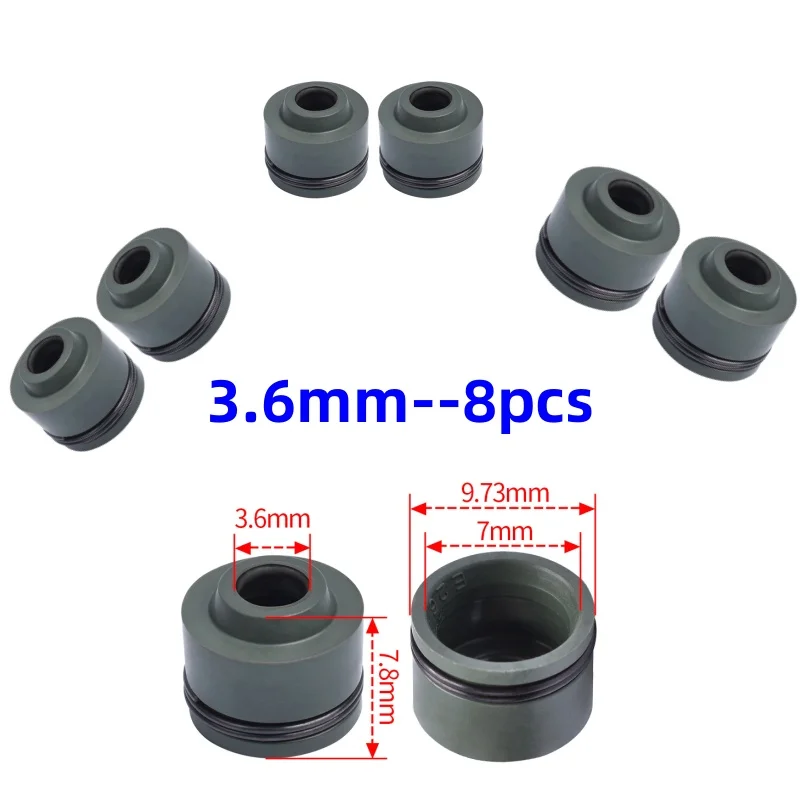 

3,5 мм, 4 мм, 4,5 мм, 5 мм, 6 мм, универсальное сальник штока клапана двигателя Moto для KT/M BMW Kawasaki для Yamaha Suzuki Honda Indian CFmoto