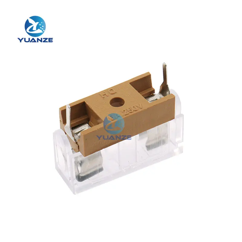 

5 шт. 5*20 мм Стеклянная трубка держатель предохранителя винтового типа быстрое плавление 5x20 мм 6X30 с проводом 6*30 блок предохранителей держатель плавких предохранителей печатной платы