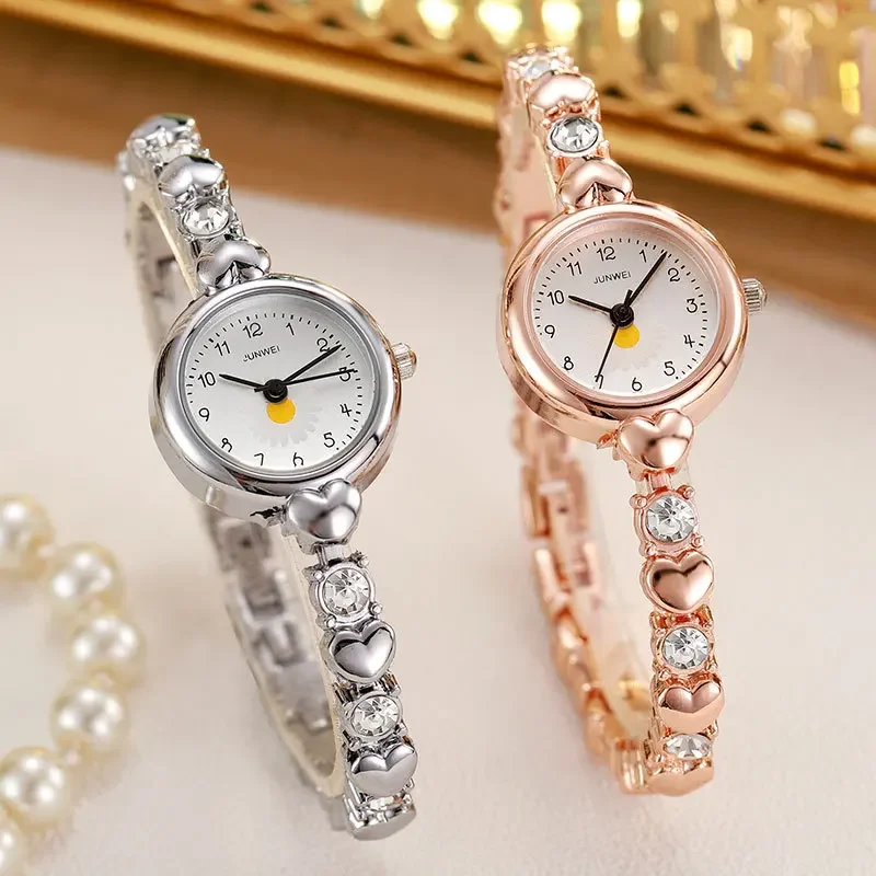 Новые модные женские часы в корейском стиле браслет с тонким ремешком кварцевые