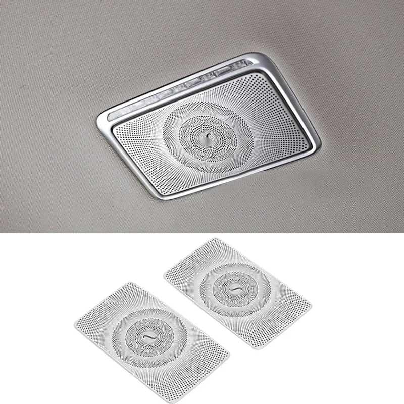 

Для Mercedes Benz S class S320 S350 W222 автомобильные ворота дверной громкоговоритель Pad аудио динамик крышка отделка рамка наклейка аксессуары