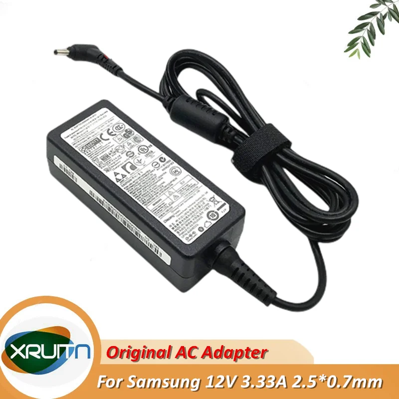 Зарядное устройство переменного тока для Samsung 12 В 3 33 А ATIV SMART PC 500T 500T1C PRO700T A12-040N1A