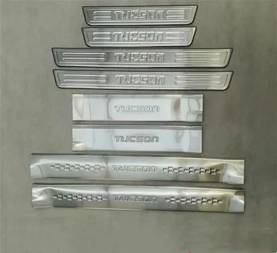 

For Hyundai Tucson 2004-2014 High-quality stainless steel Threshold bar Welcome pedal Anti-scratch Car styling