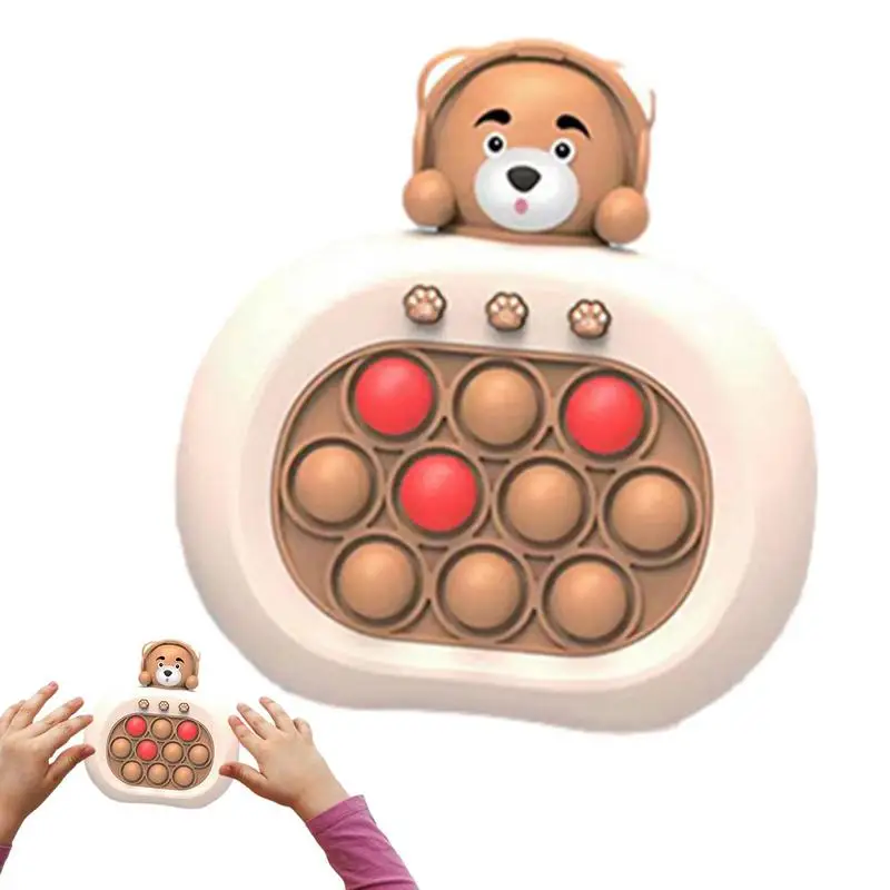 

Игра с быстрым нажимом, скоростная пузырьковая игровая машина со штативом, 4 режима, развивающие игрушки, безопасная многофункциональная для развития навыков