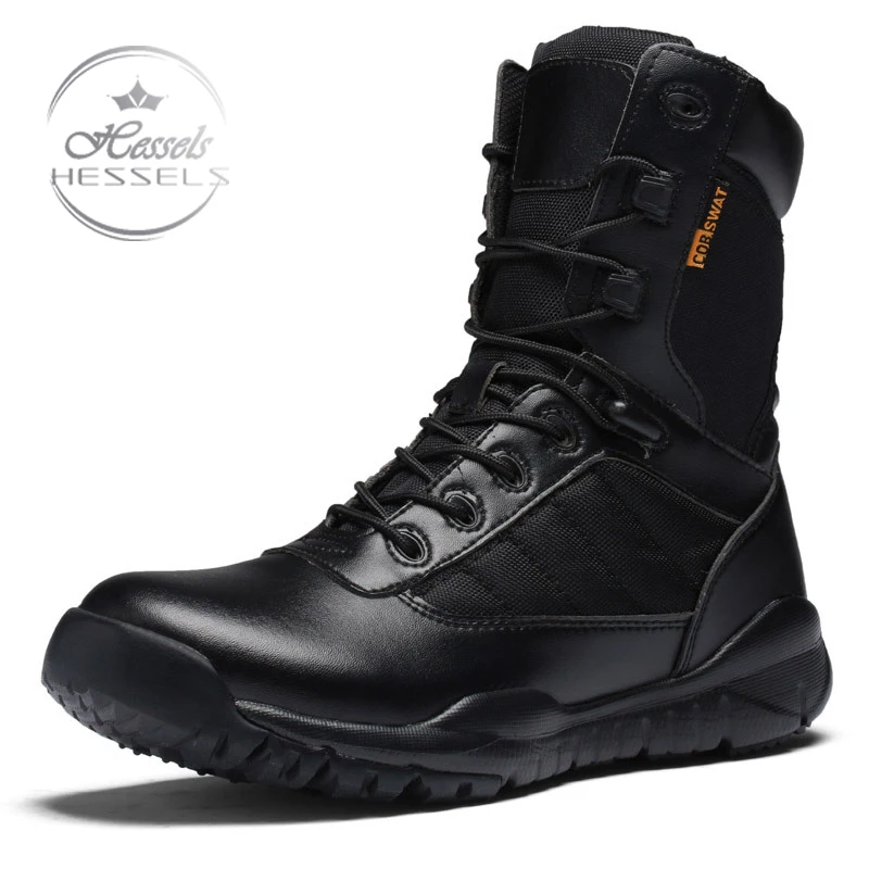 Black Hiking Boots Summer Hike Design Boot Men Woman Waterproof Unisex Outdoor Climbing Shoes Tactical Training Breathable 38-47