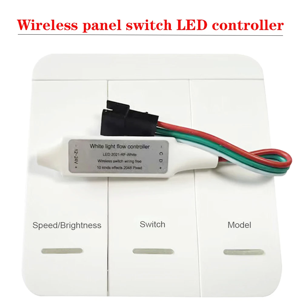 Радиочастотный беспроводной панельный выключатель светодиодный контроллер