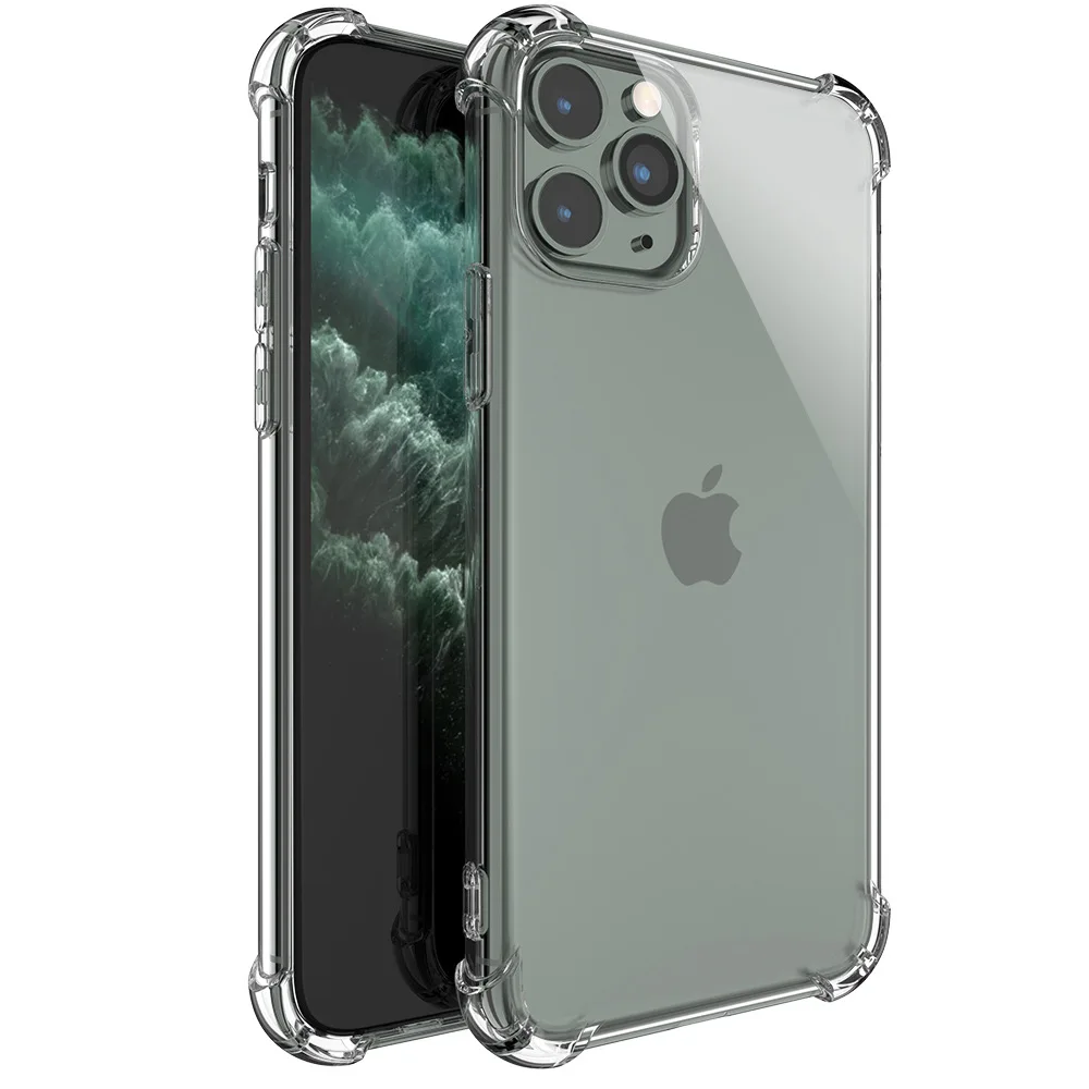 

Transparent Shockproof Soft Silicone Case for iPhone 11 12 13 Pro Max 13 Mini 12 Pro X XR XS 8 7 6 6SP SE2020 Protect Back Cover