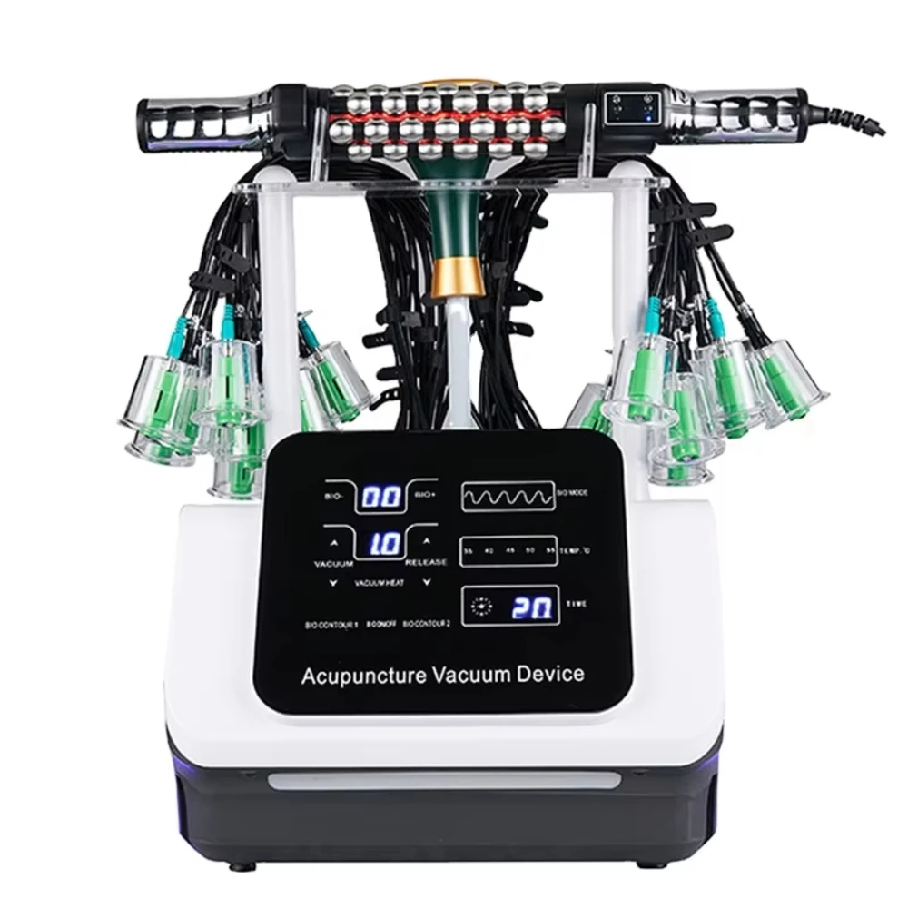 Электрическое акупунктурное вакуумное терапевтическое устройство 3 в 1