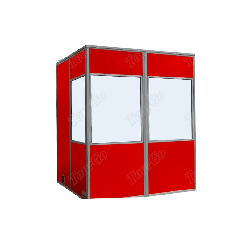 

TourGo International Red Soundproof Translation Booth For Two Person