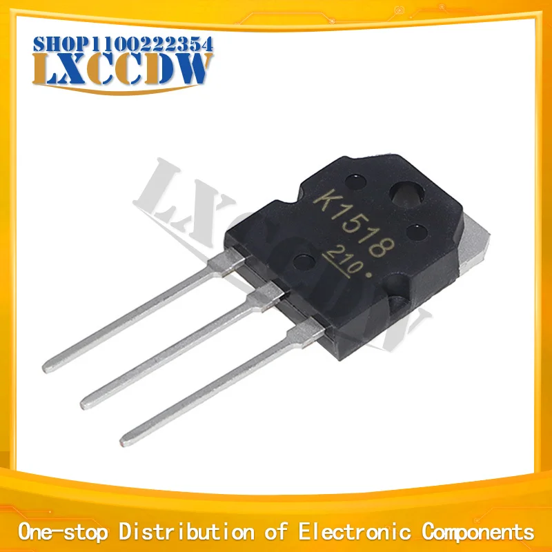 

5 шт K1518 2SK1518 TO-3P MOSFET транзистор 20A 500V