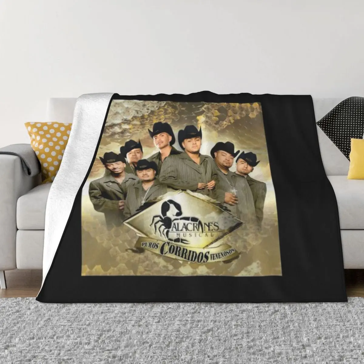 Alacranes музыкальный-Puros Corridos Venenosos альбом 2006 ультра-мягкое Флисовое одеяло
