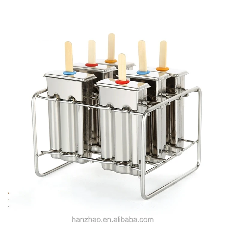 

Home DIY 18/8 Stainless Steel Popsicle Models Ice Lolly Mould Ice Cream Stick Mold