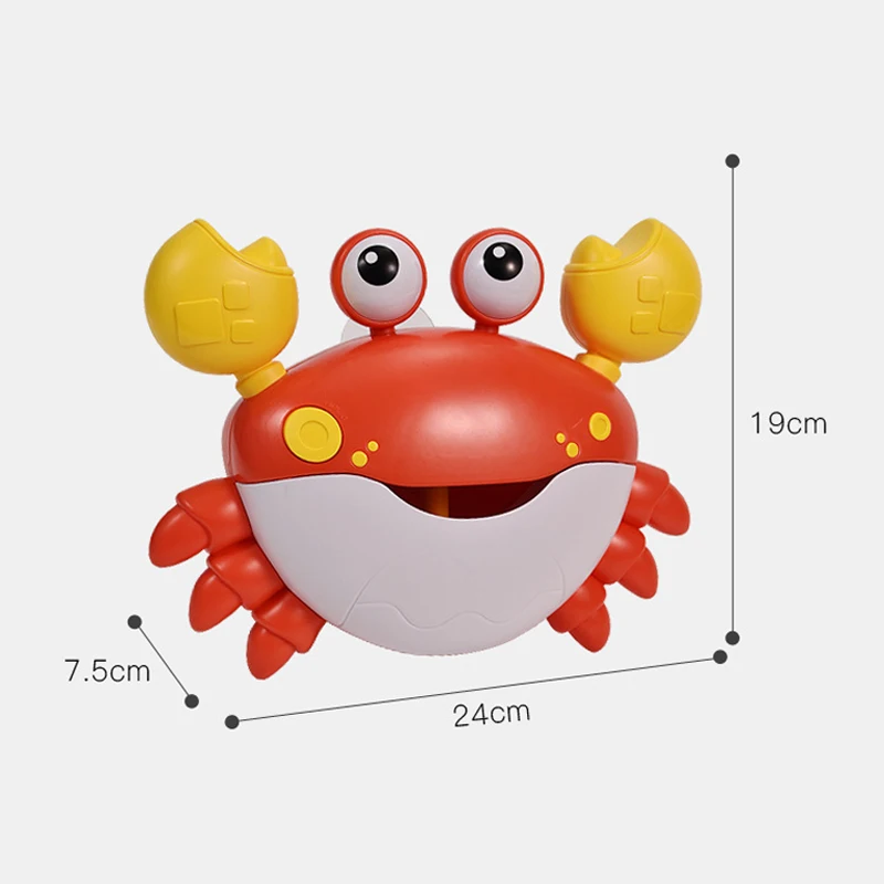 Игрушка для ванны в форме краба электрическая музыкальная игрушка-пульверизатор