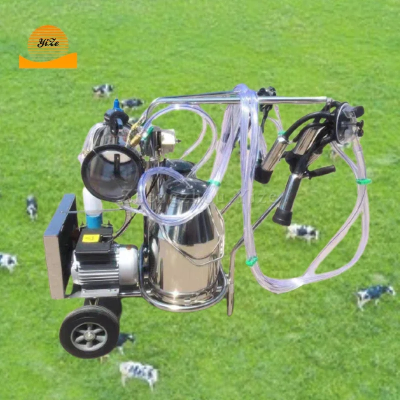 wa przenośna pompa próżniowa ze stali nierdzewnej sucha krowa wielbłąda koza owca cena ssania mleka dojarka dla gospodarstwa