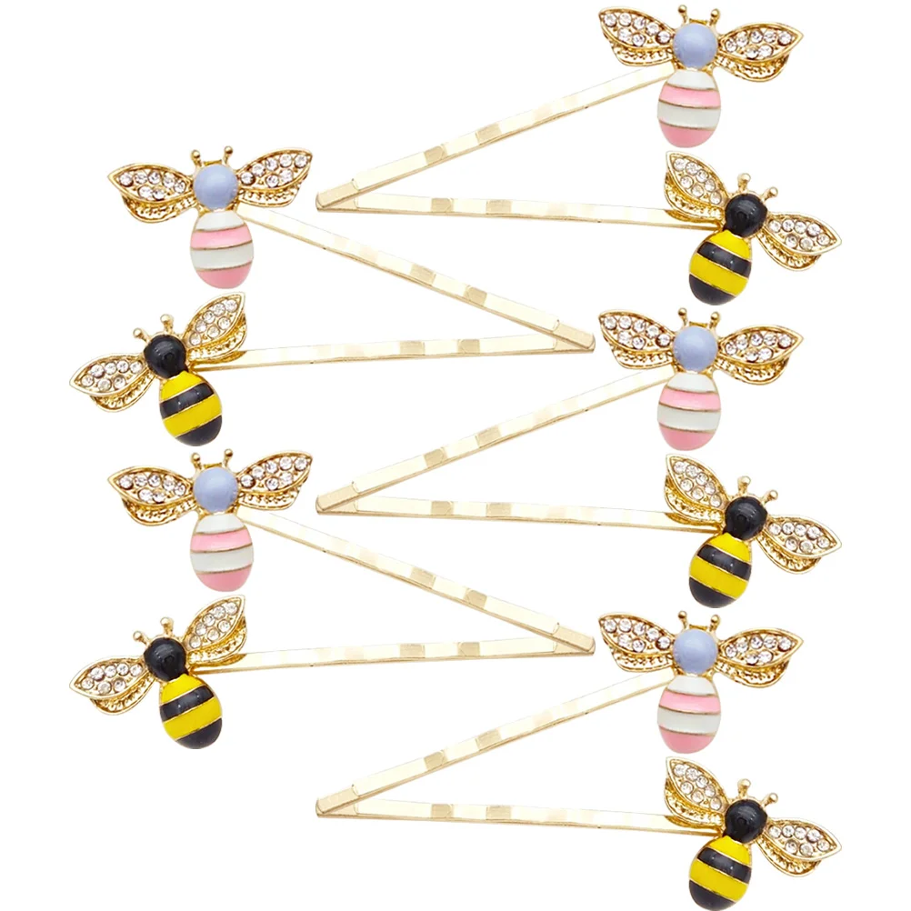 

10 Pcs Wedding Hair Accessories Bee Hairpin Metal Bobby Pins Women Broken Alloy Woman
