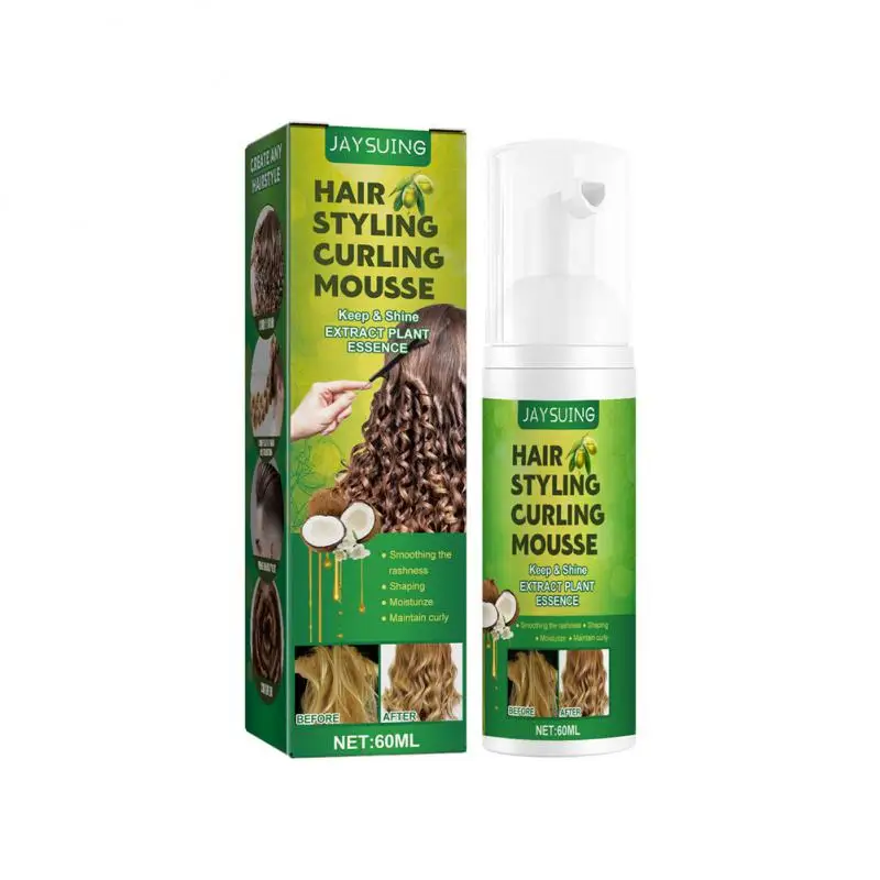 Non-greasy Curling Mousse Long-lasting Keep Shine Hair Styling Products