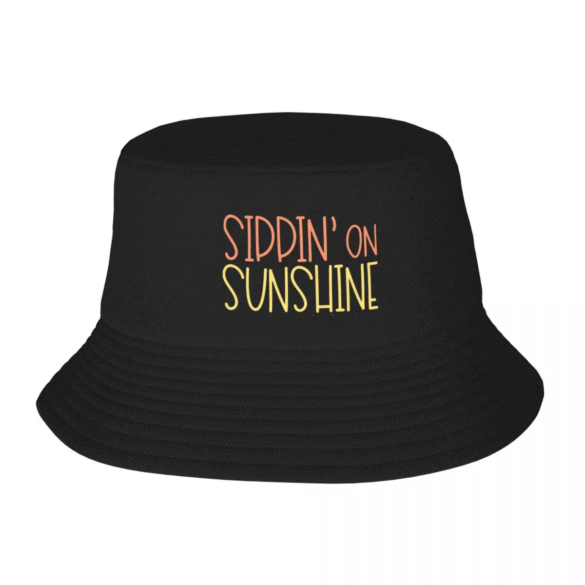 

Retro Sunshine Sippin On Sunshine Fisherman's Hat, Adult Cap Trendy Light Sports Nice Gift