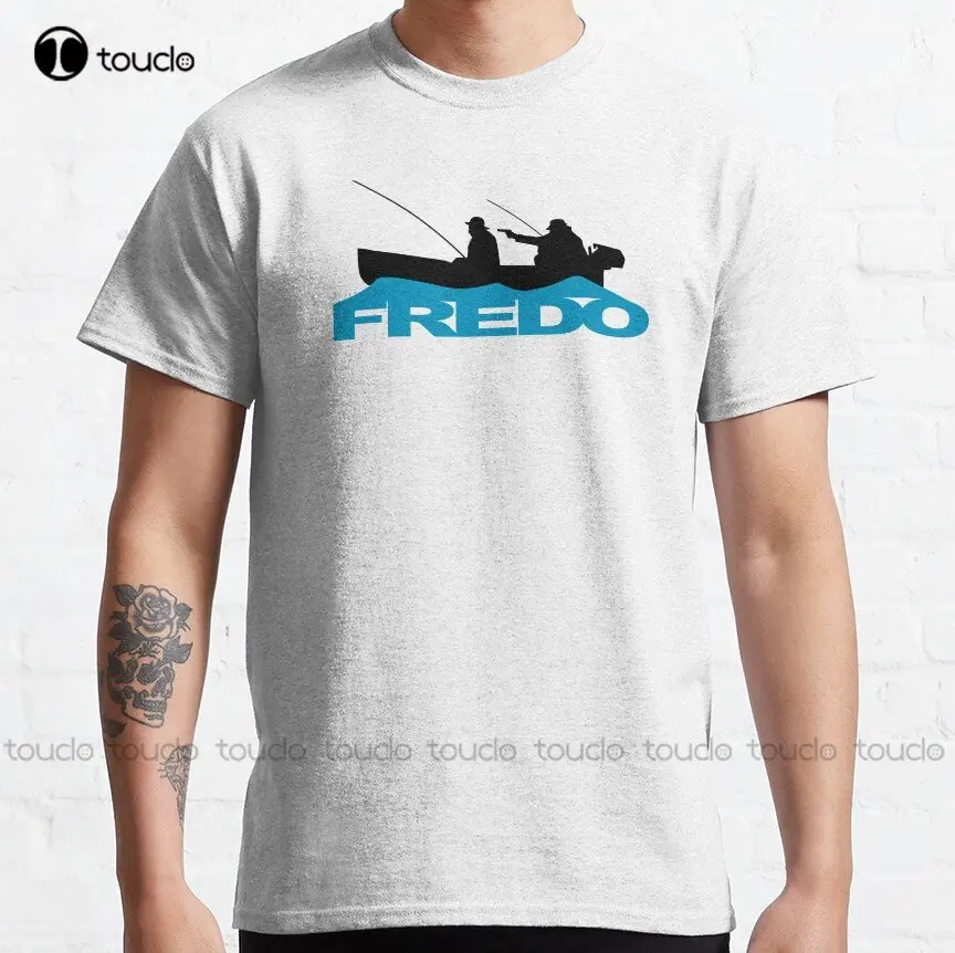 

Классическая футболка Fredo с текстом крестного отца, Футболки унисекс с цифровым принтом для подростков, забавная уличная одежда для творчес...