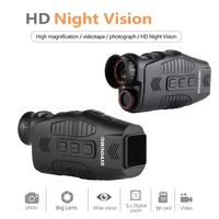 new r11 caza monocular infrared night vision device w laser dot 1080p 5x digital night viewer camera for hunting darkness 300m