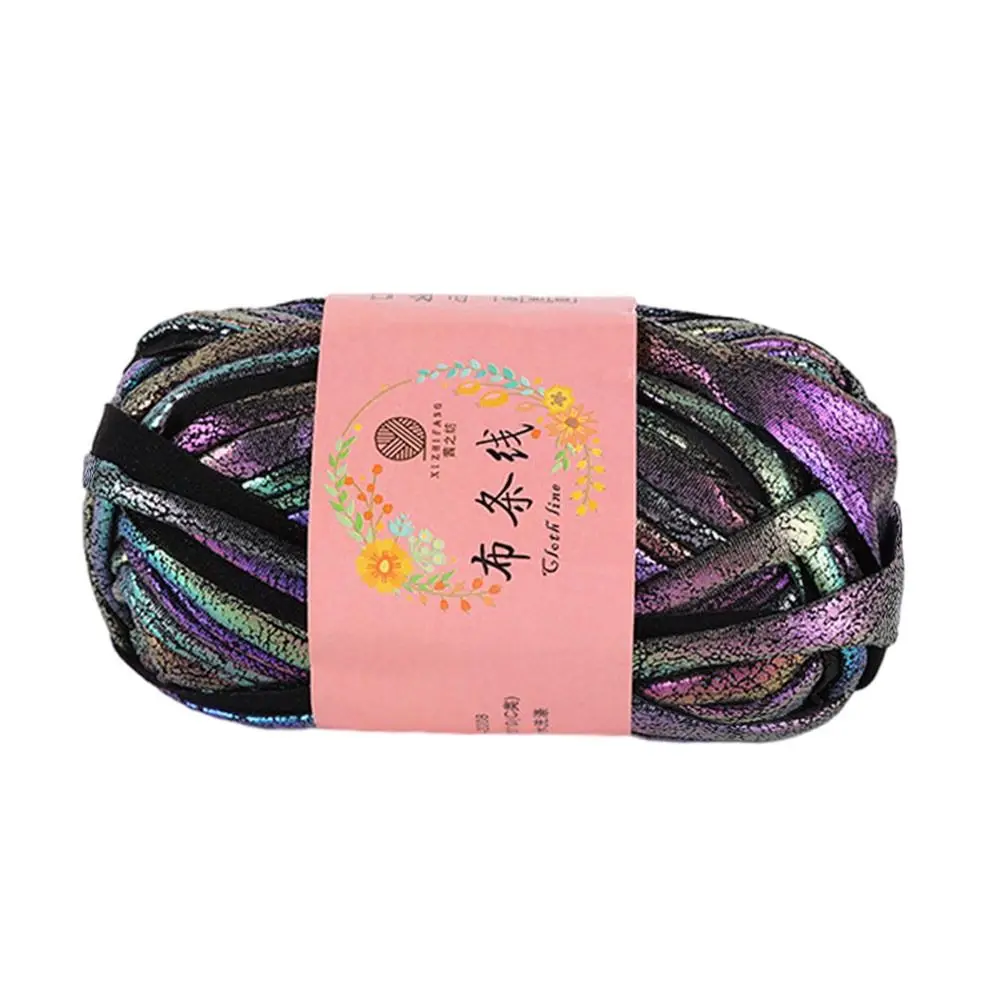 100 Г Пряжа Из Искусственной Кожи Для Вязания Крючком Сверкающего Волшебного