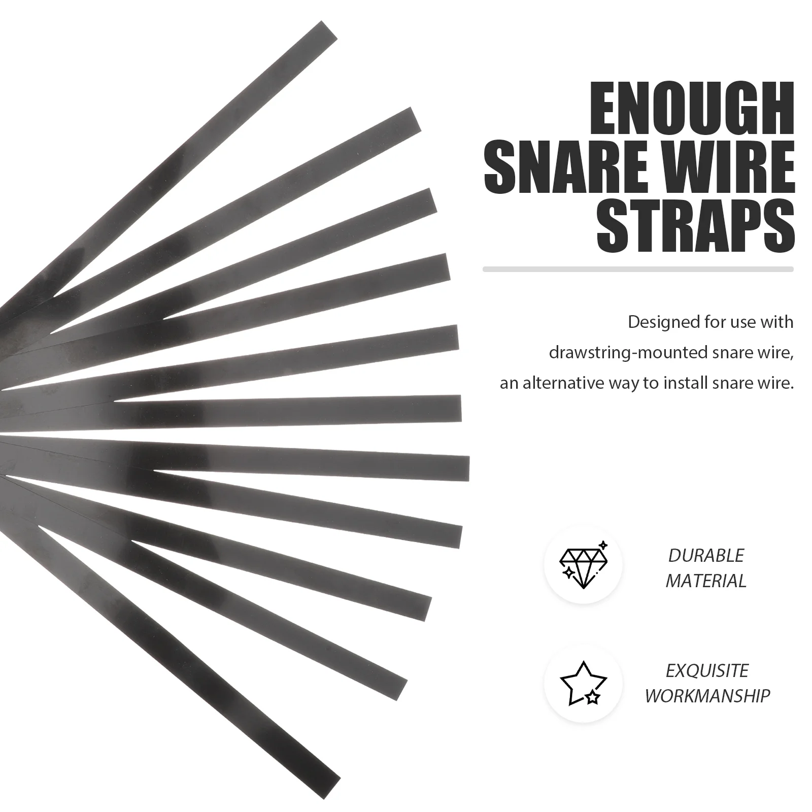 20 шт. фиксирующие ремни для проволоки малого барабана монтажные аксессуары