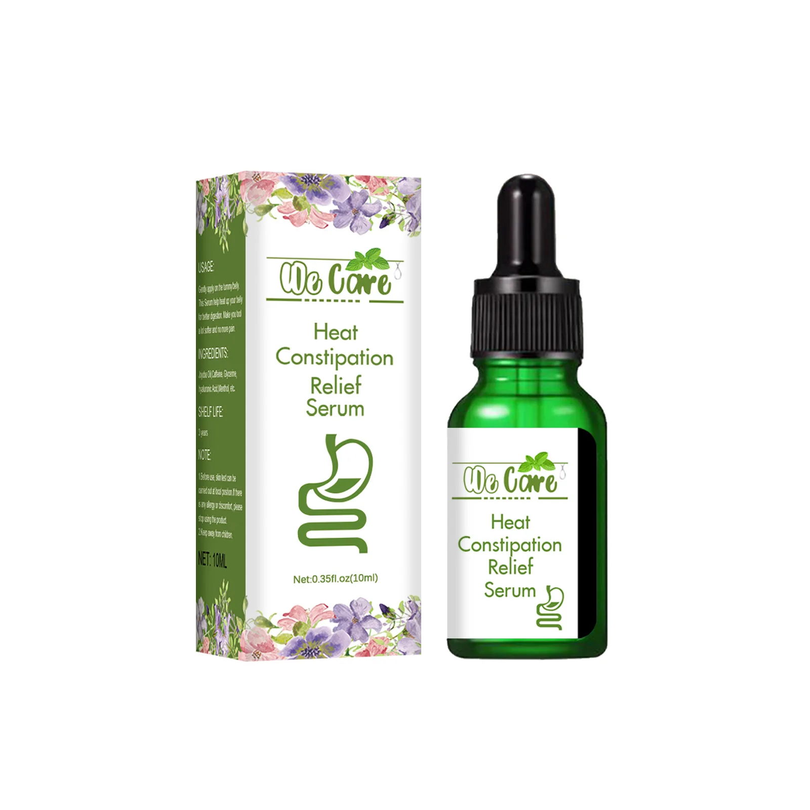 

10ml Thin Stomach Slimming Massage Abdominal Essential Oil Relieving Constipation Massage Oil for Slimming Fat Burning