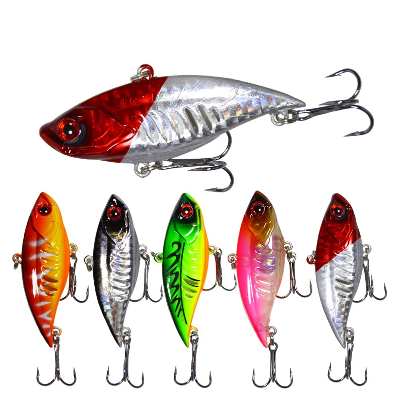 

1pcs VIB Vibration Fishing Lure 6.5cm 11g Casting Artificial Wobbler Plastic Hard Bait All Swimming Carp Tackle