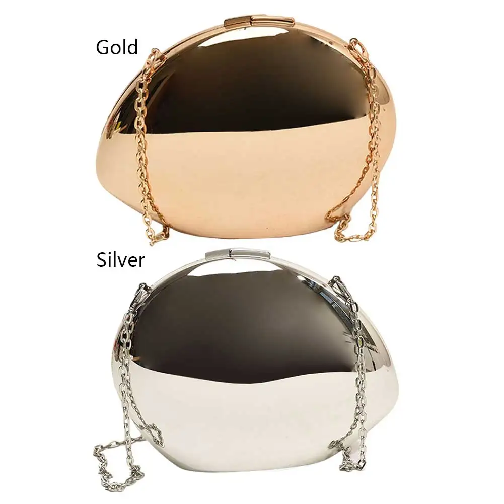 Женская Акриловая Вечерняя Сумка В Форме Ракушки Модная На Плечо С Цепочкой