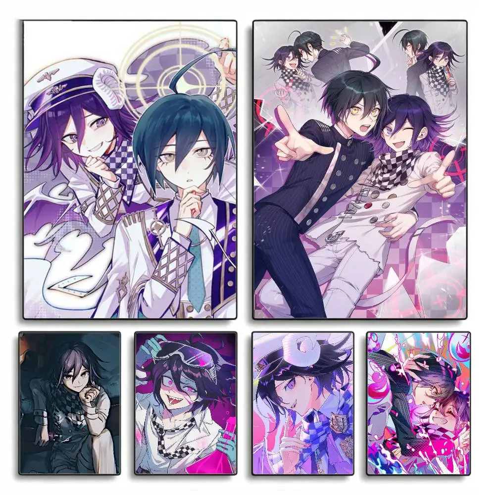 Фото Постер K-Kokichi O-Ouma Shuichi Saihara D-Danganronpa HD, самоклеящийся, водонепроницаемый, для декора стен, идеально подходит для дома, офиса, общежития, в качестве подарка №1